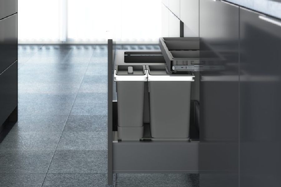 Mass waste separation system for the home