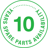 10 years spare parts guaranteed