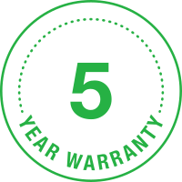 5 year product guarantee