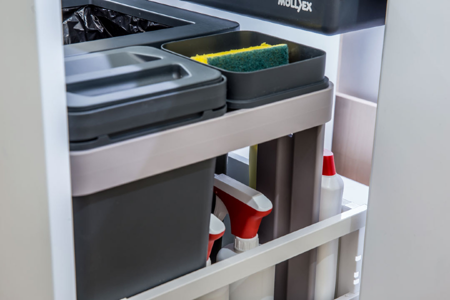 Ein Abfallsystem in der Küche bringt Ordnung und schützt die Umwelt